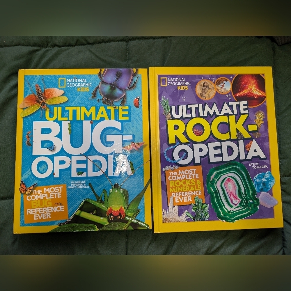 National Geographic Ultimate Bugopedia And Rockopedia Book